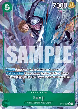 Sanji (OP13-027) - Carrying on his Will (Alternate Art) [OP13-027]