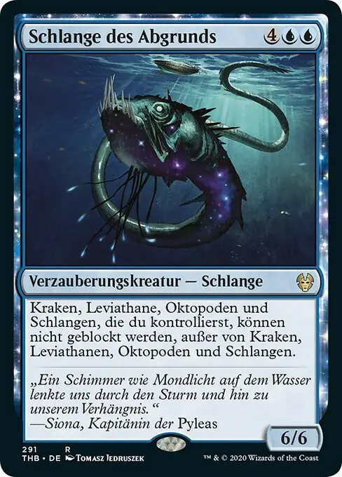 Schlange des Abgrunds XTHB-291 Rare Deutsch