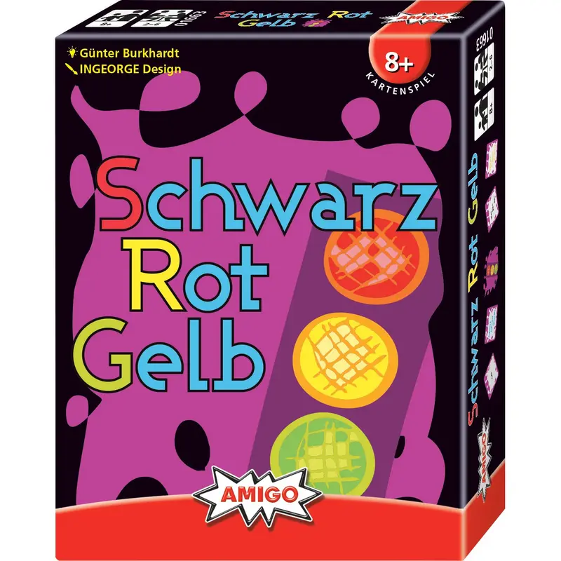 Schwarz Rot Gelb Kartenspiel - ab 8 Jahren