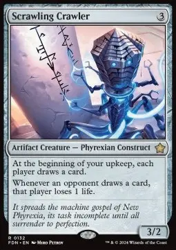 Scrawling Crawler FDN-132 Rare Near Mint Englisch Foil