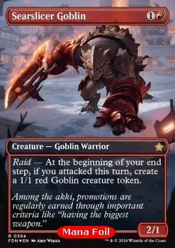 Searslicer Goblin XFDN-394 Rare Near Mint Englisch Foil