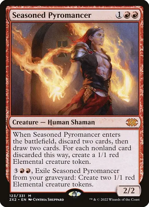 Seasoned Pyromancer 2X2-123 Mythic Englisch