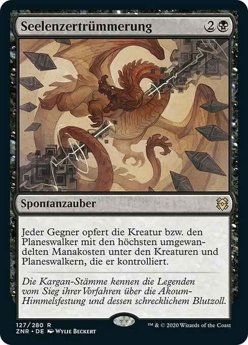 Seelenzertrümmerung ZNR-127 Rare Deutsch