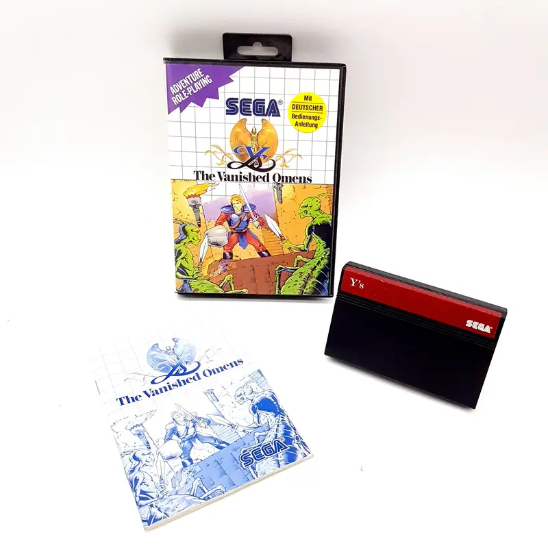 SEGA Master System - Y's The Vanished Omens - Spiel inkl OVP & Anleitung