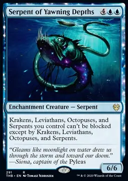 Serpent of Yawning Depths XTHB-291 Rare Near Mint Englisch