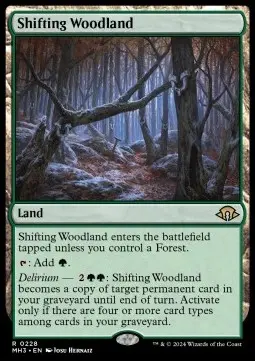 Shifting Woodland MH3-228 Rare Near Mint Englisch