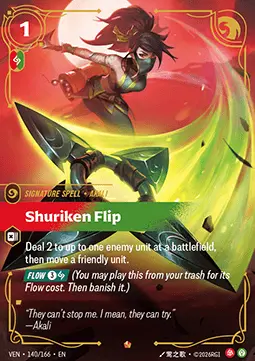 Shuriken Flip - Vendetta (Epic) [VEN-140]