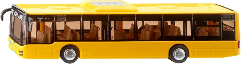 siku MAN Lion's City Stadtbus - Originalgetreues Spielzeugmodell im Maßstab 1