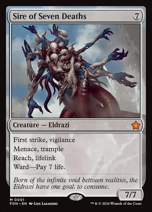 Sire of Seven Deaths FDN-1 Mythic Englisch