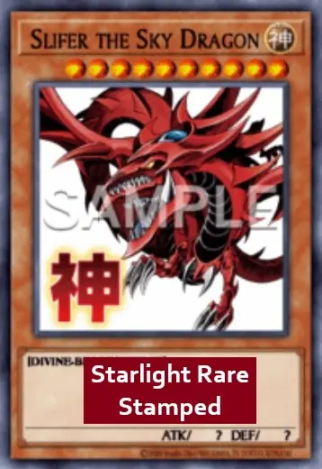 Slifer der Himmelsdrache (V.2) RA05-DE128 Starlight Rare Deutsch