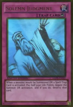 Solemn Judgment GLD5-045 Ghost Rare Light Played Englisch