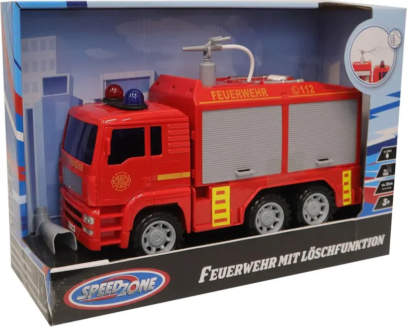 Speedzone Feuerwehr mit Löschfunktion & Friktion