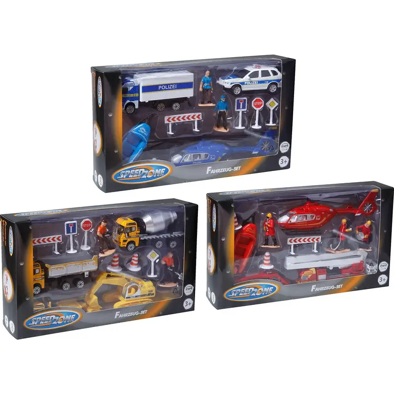 Speedzone Spielset Servicefahrzeuge 1