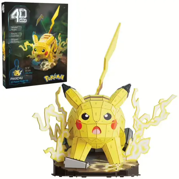 Spin Master - Pikachu 4D Build Puzzle - Pokémon - ab 12 Jahren