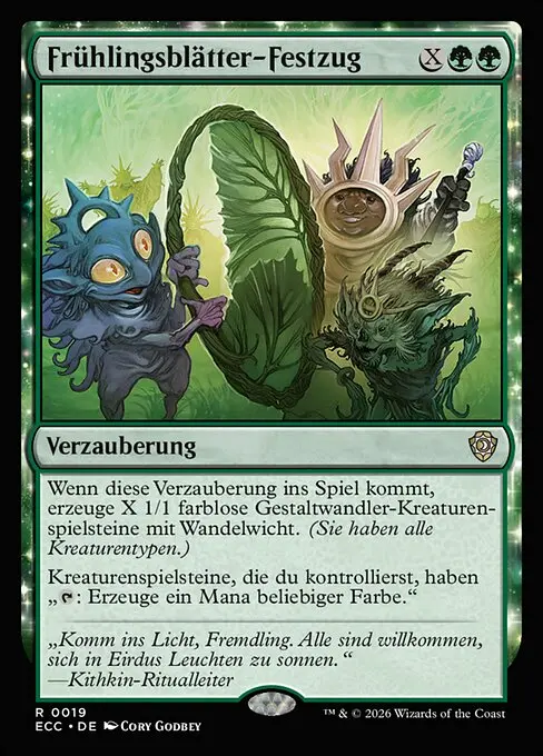 Springleaf Parade ECC-19 Rare Deutsch