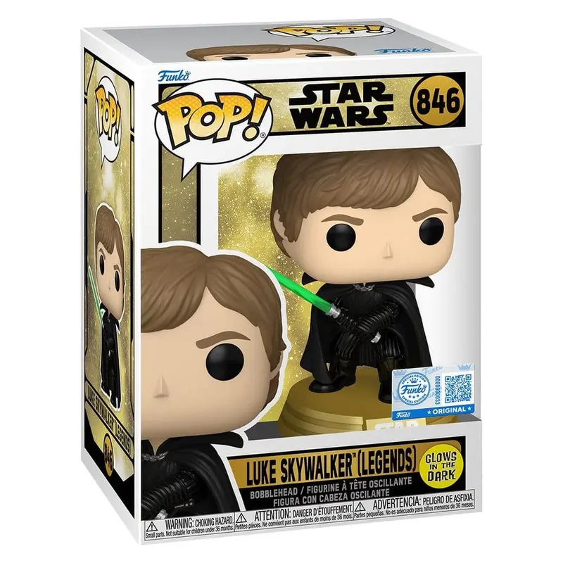 Star Wars Legends POP! Vinyl Figur Luke(GW) 9 cm