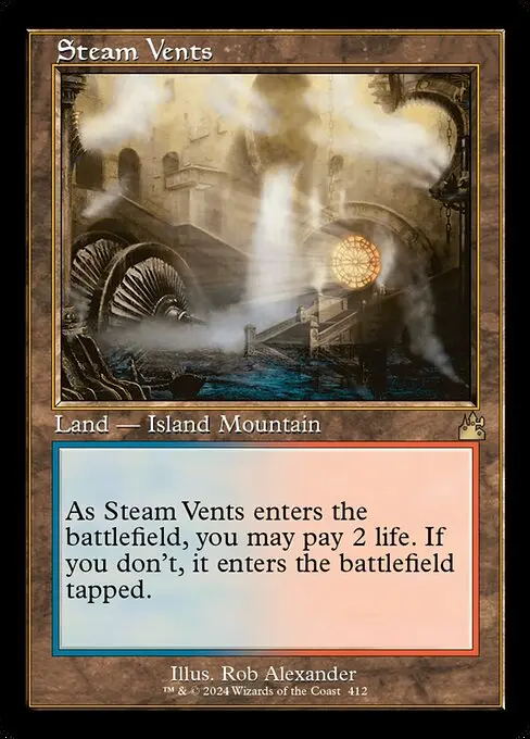 Steam Vents (V.2) XRVR-412 Rare Englisch