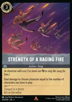 Strength of a Raging Fire 2ROF-201 Rare Near Mint Englisch