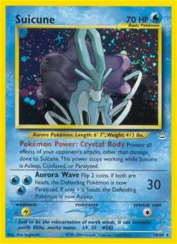 Suicune NR-14 Holo Rare Light Played Englisch