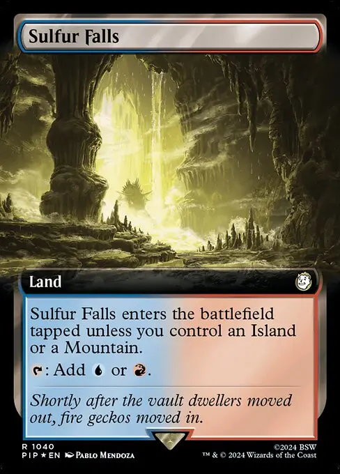 Sulfur Falls (V.3) XPIP-1040 Rare Englisch