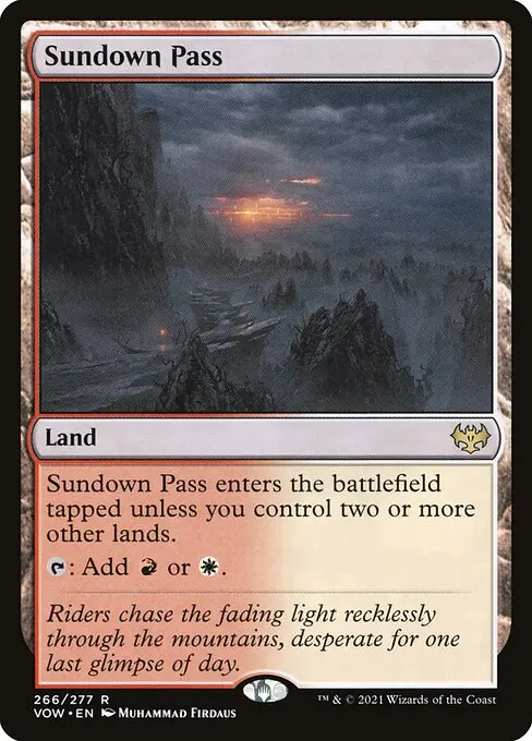 Sundown Pass VOW-266 Rare Englisch
