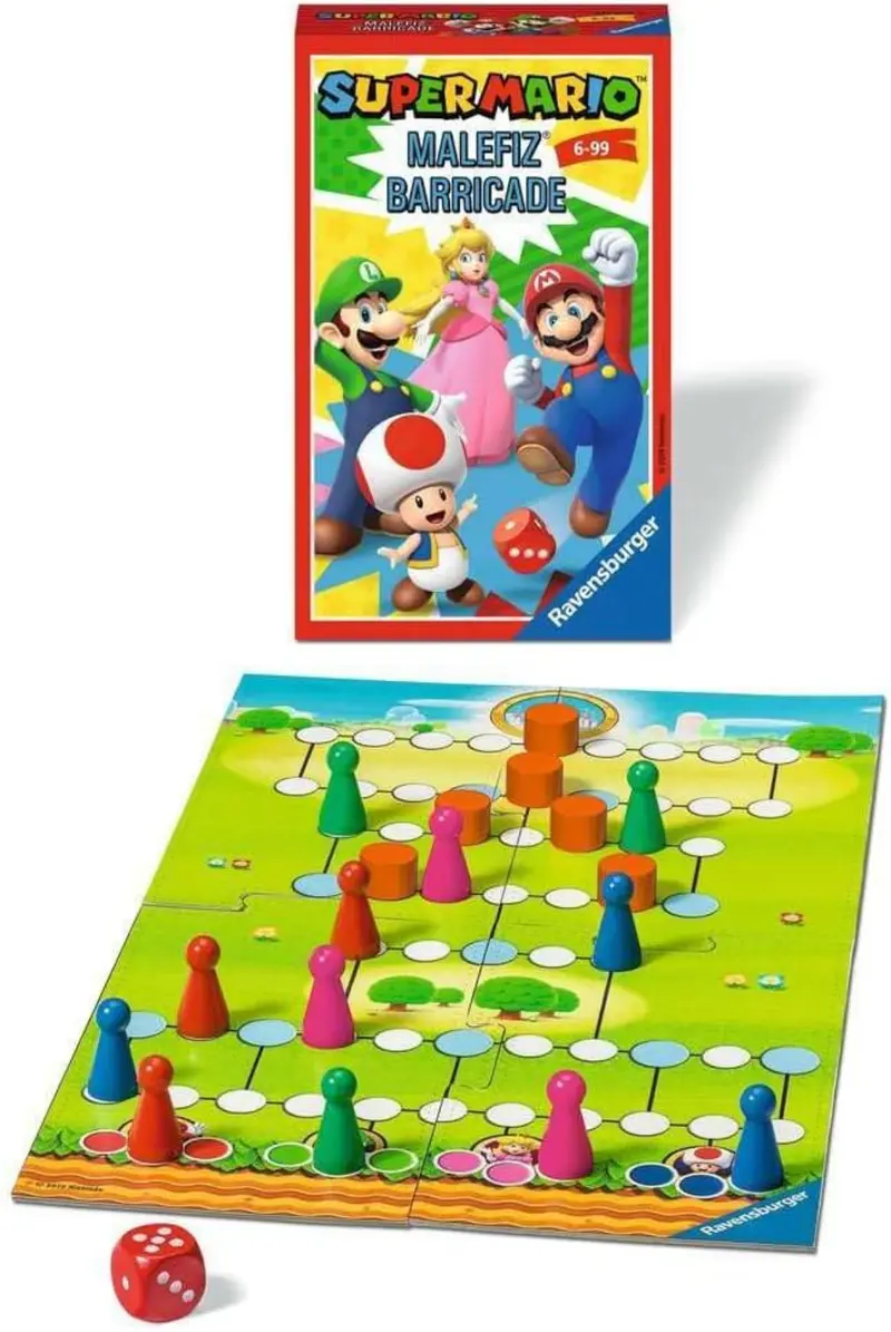 Super Mario Malefiz® – Würfelspiel von Ravensburger für 2–4 Spieler