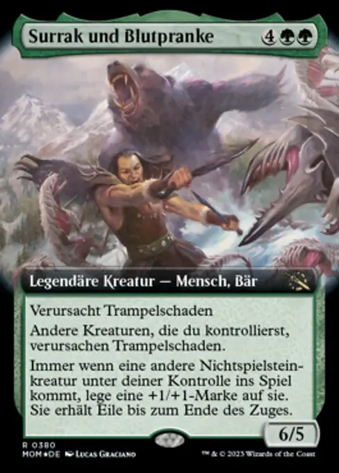 Surrak and Goreclaw (V.2) XMOM-380 Rare Deutsch