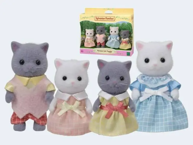 Sylvanian Perserkatzen Familie