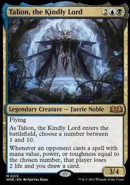 Talion der Großzügige WOE-215 Mythic Near Mint Deutsch Foil