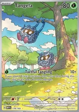 Tangela MEW-178 Illustration Rare Englisch
