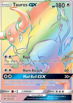 Tauros GX SUM-156 Secret Rare Englisch