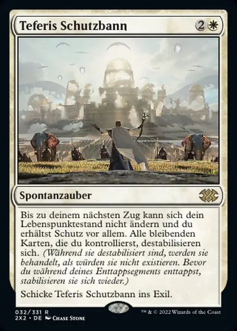 Teferis Schutzbann 2X2-32 Rare Deutsch