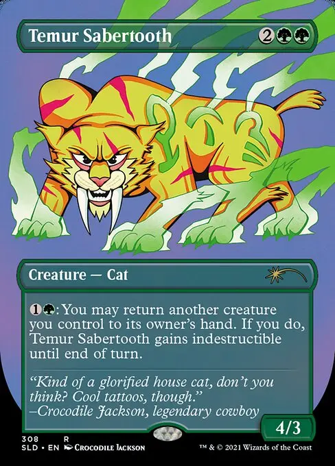 Temur Sabertooth SLDSV-308 Rare Englisch
