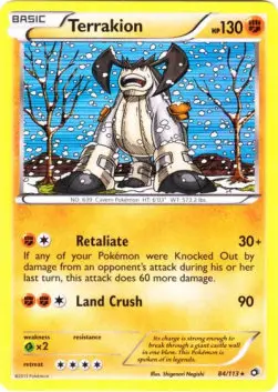 Terrakion LTR-84 Holo Rare Englisch