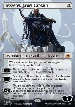 Tezzeret, Cruel Captain XEOE-287 Mythic Near Mint Englisch Foil