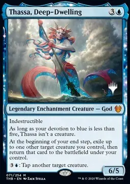Thassa, Bewohnerin der Tiefen (V.1) PTHB-71 Mythic Excellent Deutsch Foil