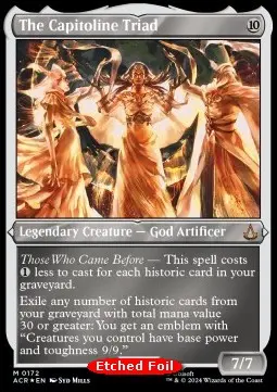 The Capitoline Triad XACR-172 Mythic Excellent Englisch