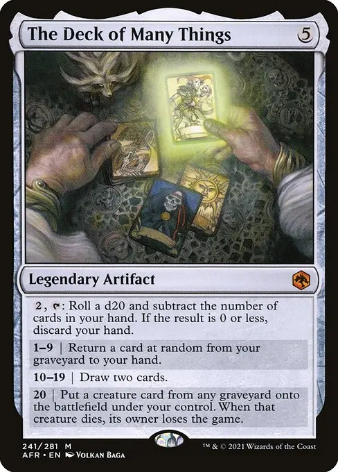 The Deck of Many Things AFR-241 Mythic Englisch