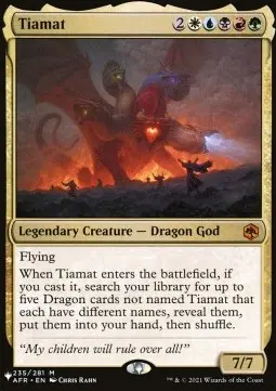 Tiamat ZNL-235 Mythic Excellent Englisch