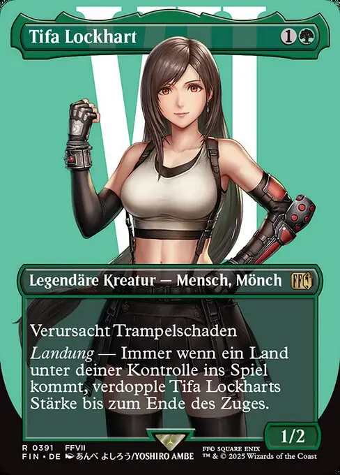 Tifa Lockhart (V.1) XFIN-391 Rare Deutsch