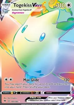 Togekiss VMAX VIV-191 Secret Rare Near Mint Englisch