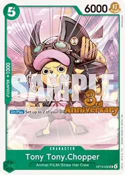 Tony Tony.Chopper (OP13-030) OP13P Uncommon Boosterfrisch Englisch