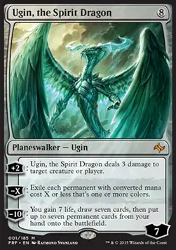 Ugin, the Spirit Dragon FRF-1 Mythic Excellent Englisch