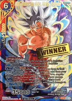 Ultra Instinct Son Goku, Energy Explosion UP Super Rare Englisch