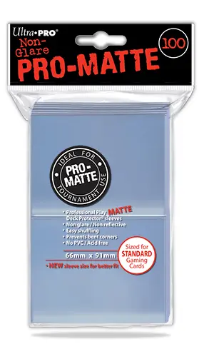 Ultra Pro - Clear Pro-Matte Sleeves (100)