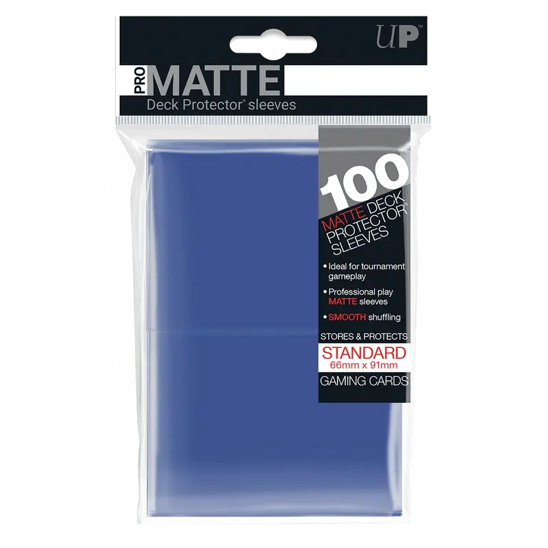Ultra Pro PRO-Matte 100ct Deck Protector Sleeves Blau