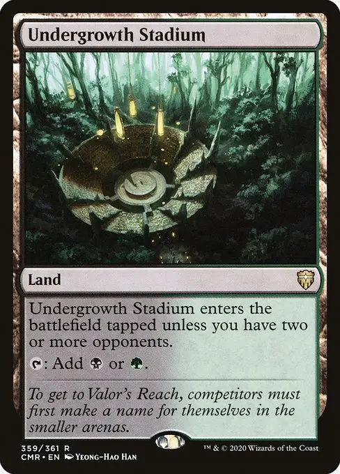 Undergrowth Stadium CMR-359 Rare Englisch
