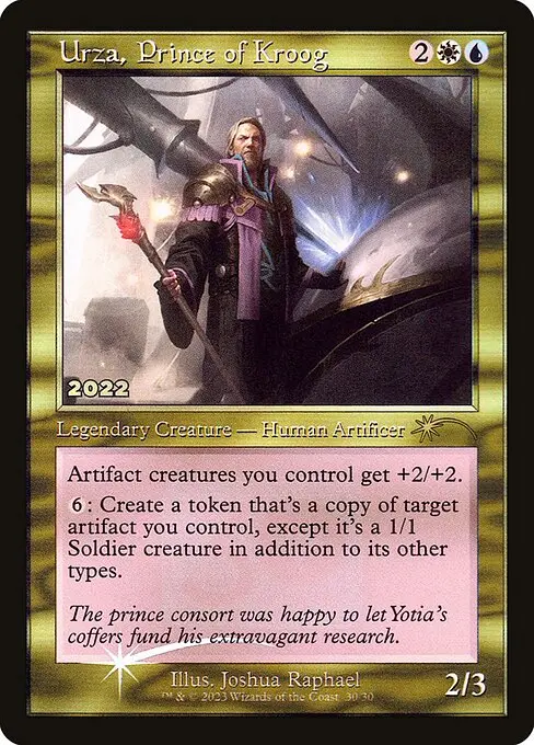 Urza, Prince of Kroog 30C-2022 Rare Englisch