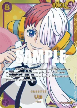 Uta (OP02-120) (V.1) OP02 Secret Rare Poor Englisch