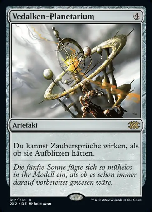 Vedalken-Planetarium 2X2-317 Rare Deutsch